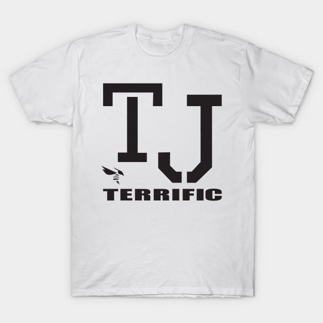 Main Logo Black  Apparrel T-Shirt by Terrio Jenkins LLC